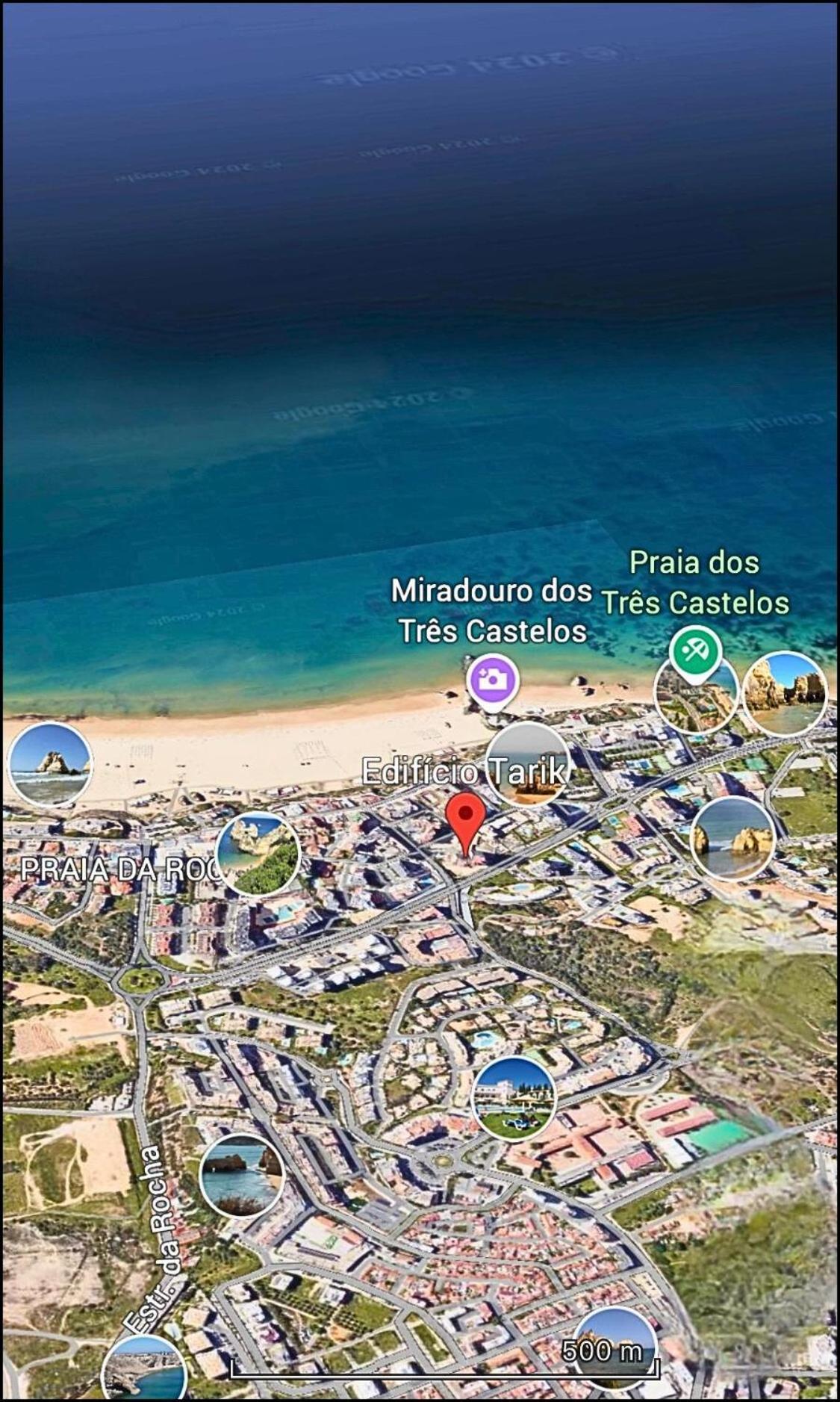 Luxury 2 Min Beach With Balcony, Ocean View, Wifi, Ac, Smarttv Portimão Exteriör bild